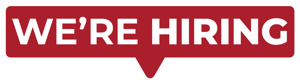 We're hiring logo